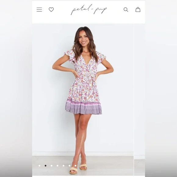 Petal & Pup | Dresses | Petal Pup Ivory Floral Dress | Poshmark